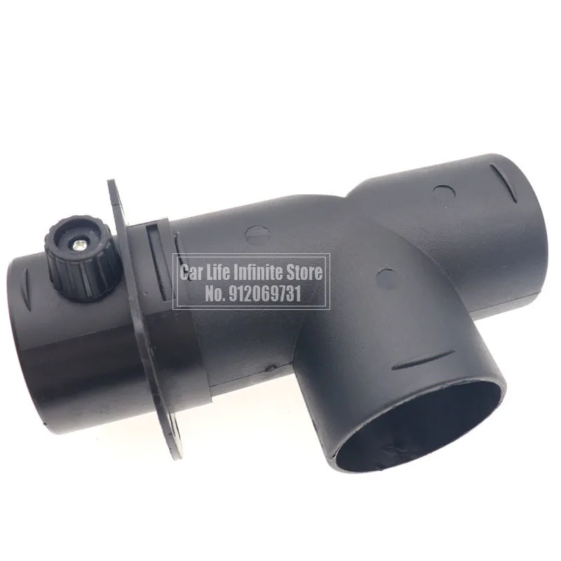 Т-образный выходной разъем Соединительная труба для воздуховода и клапана