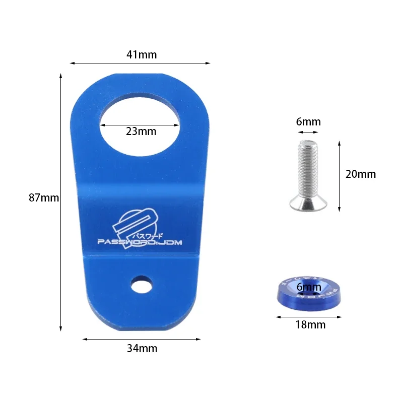 Алюминиевый кронштейн автомобильного радиатора для Honda Civic EK AP DC 96-00 бака гоночный
