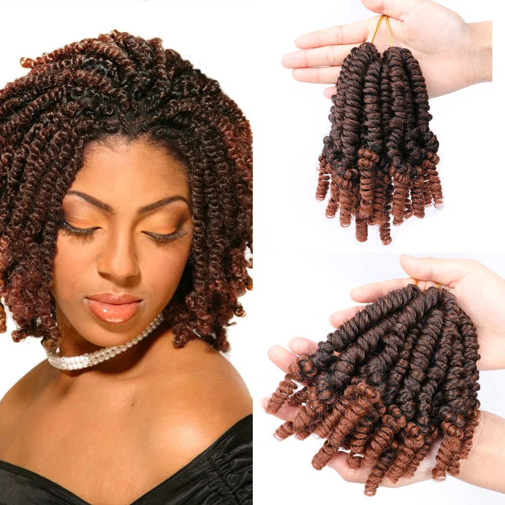 Синтетические косы Dairess Spring 6 дюймов 20 шт