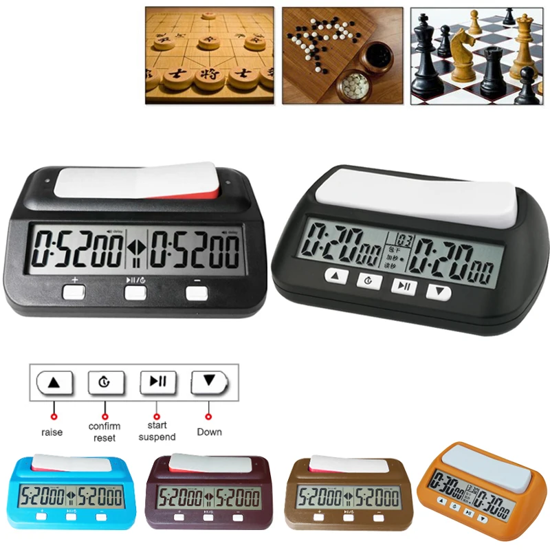 

Регулируемый шахматный цифровой таймер, настольная игра, секундомер, часы с обратным отсчетом, шахматная игра, соревнование, счетчик часов