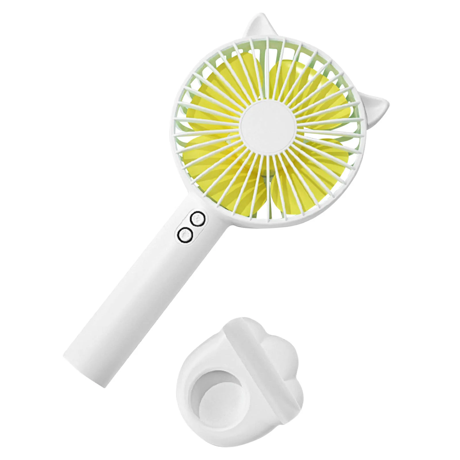 

Portable Handheld Fan Personal Fan Handheld 3 Speed Adjustable Personal Fan For Indoor Outdoor Travelling 1200mah Rechargeable