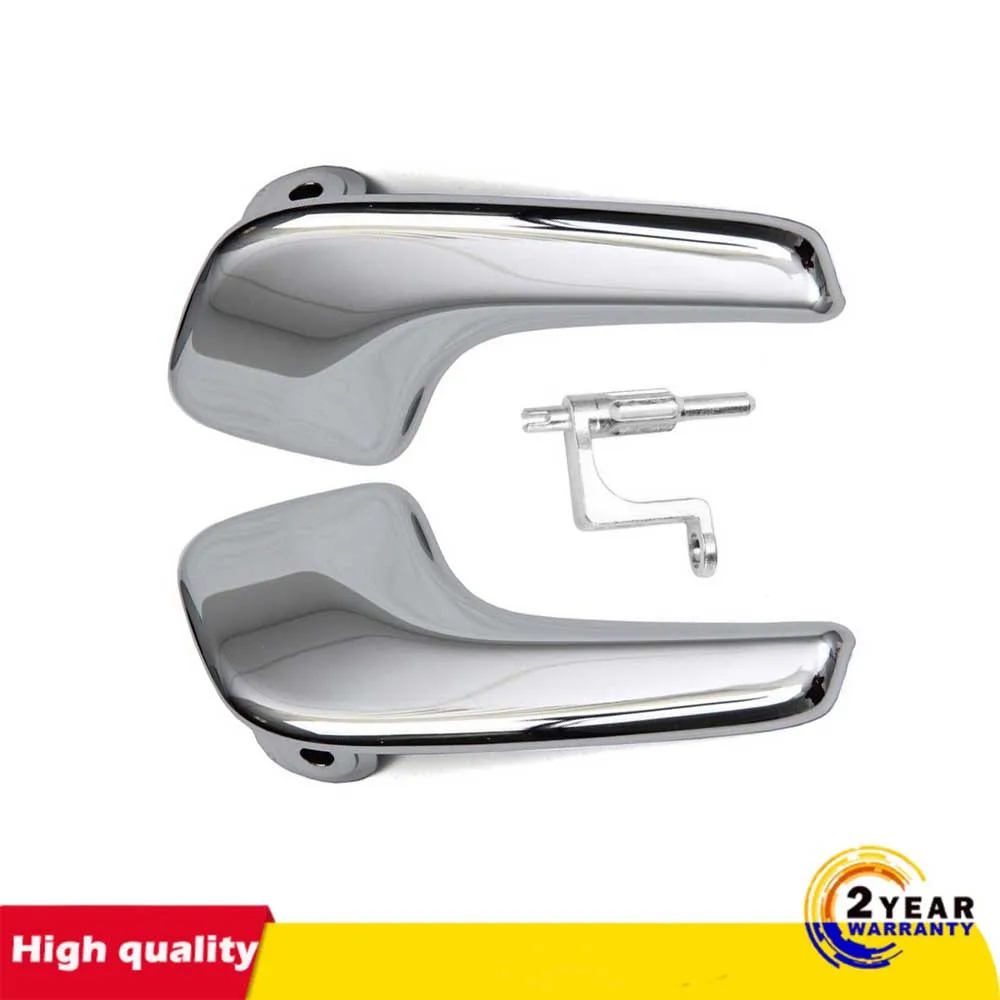 

For Opel Corsa D Left Right Doors 2006-2014 Aluminum Plated Plastic Stainless Interior Door Handle 13297814 13297813