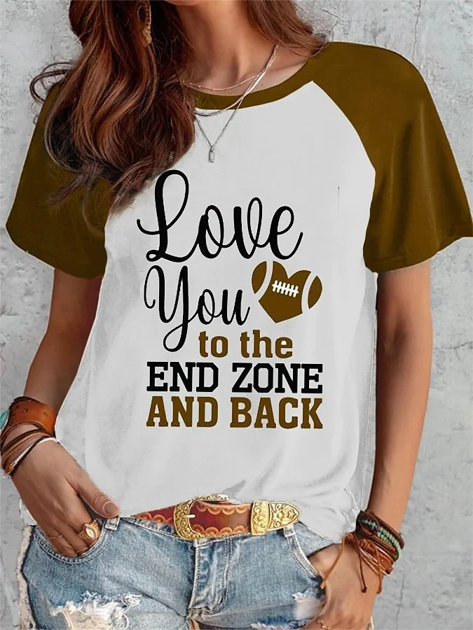 

Women's T-shirt 2022 Summer Fashion Letter Printed Short sleeve T-shirt Regular Street Women Clothing Popular O-neck Casual Top