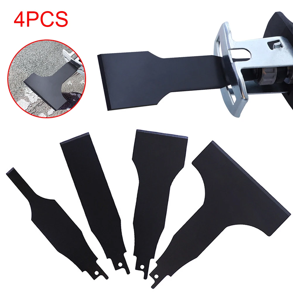 

140mm Scraper Attachment for Reciprocating Saw Blade Carbon Steel Saber Shovel for Tile Ground Glue Mud Wall Putty Removal Tool