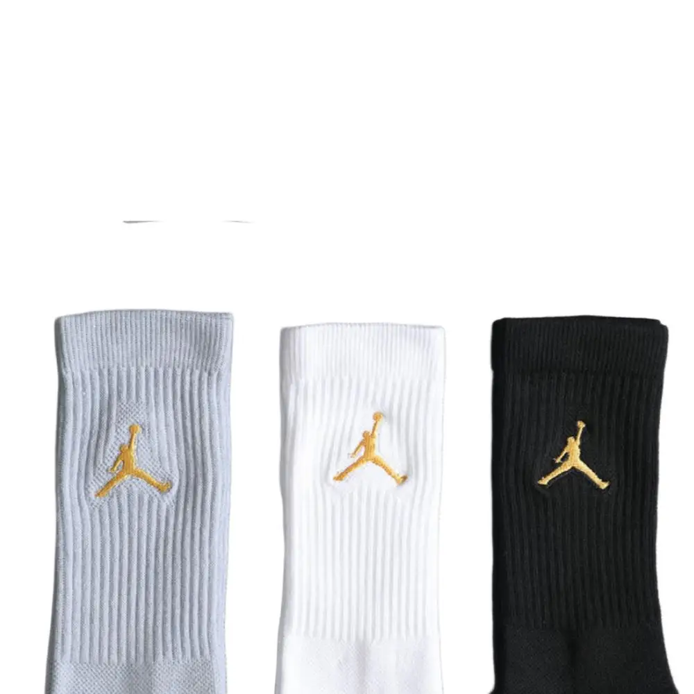 Баскетбольные носки Nike: AJ Jordan, набор из 3 пар – мягкие, удобные, унисекс, до колена, дышащие и влагоотводящие, модель SX5545-915. (art.: 3920d90299e85) - 3920d90299e85