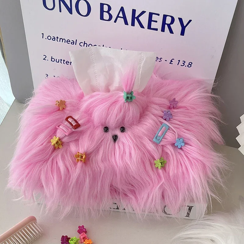 

Плюшевая коробка для салфеток XMSJ