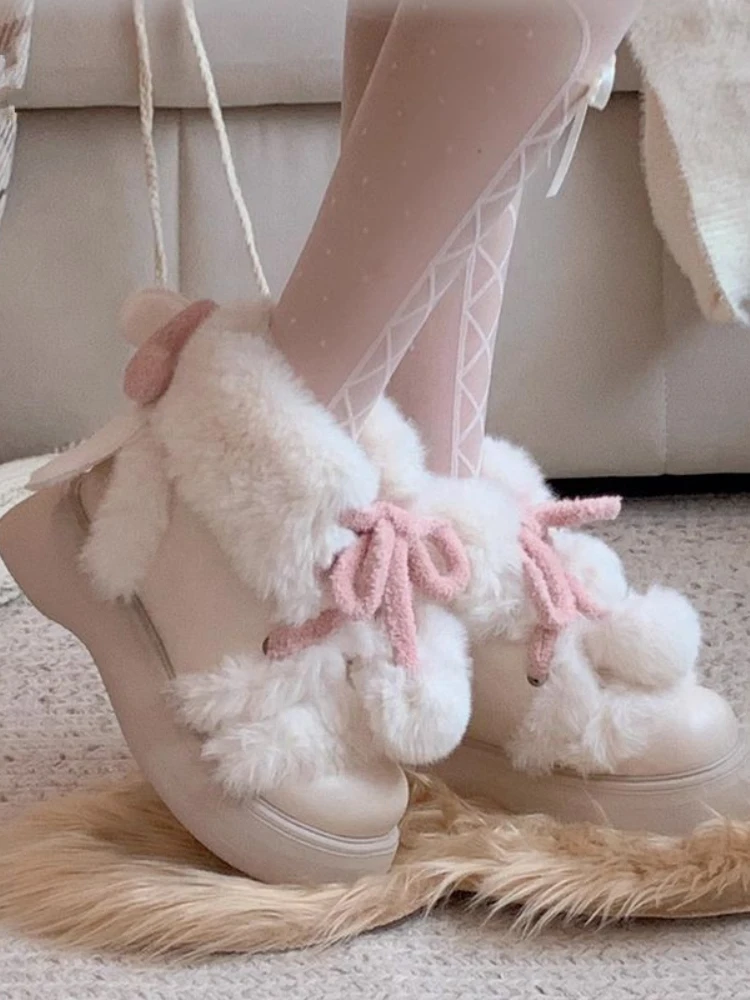 Осенние новые туфли в стиле Лолиты с милым сердечком женские однотонные