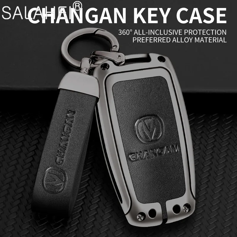 

Fashion Metal Leather Car Key Case For Changan CS35plus CS35 CS15 CS75 CS95 CX20 CS1 CV1 Alsvin V7 Raeton 2018 CS55 CX70 Styling