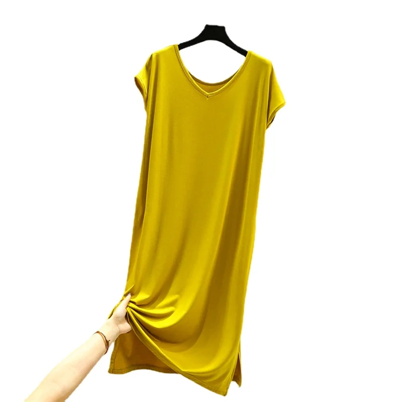 

Женское однотонное платье, летнее повседневное удобное платье