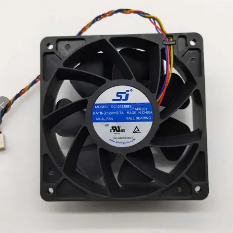 Вентиляторы охлаждения для Bitcoin Miner S7 L3 + S9 S9J S 9i Bitmain Fan 4-контактный DC 12V 1.65A Antminer S19 S17