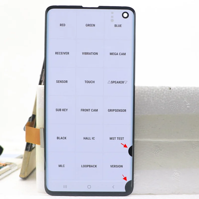 Фото ORI 120HZ AMOLED LCD-дисплей для Samsung Galaxy S10 SM-G973 G973B G973D G973W, сенсорный экран, замена дисплея №3
