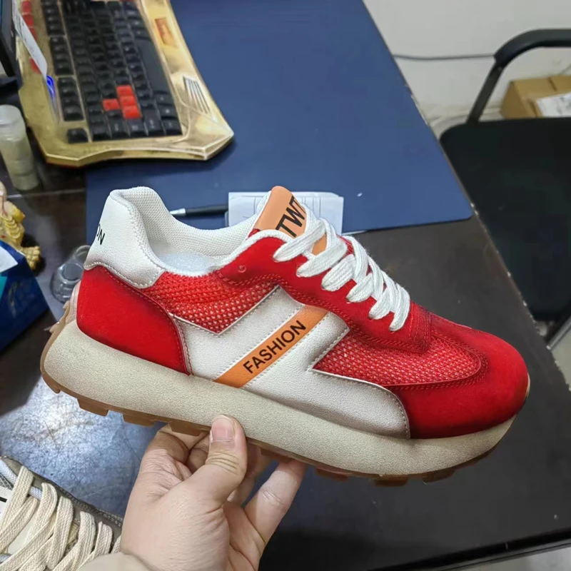 Breathable Women's Sneakers Lightweight Leisure Tennis Shoes for Women Flower Design Luxury Shoes Comfort Fashion Platform Shoes