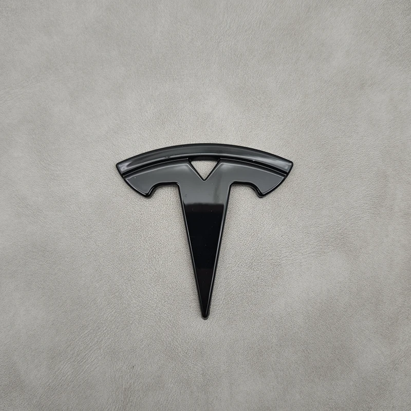 

3D ABS хромированный черный логотип, наклейка на руль автомобиля, эмблема для Tesla Model 3 Y X S, наклейки, сменные аксессуары