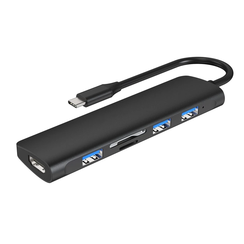 

Q1JF высокоскоростной 5 Гбит/с USB 3,0 адаптер для концентратора данных мультиразветвитель тип с 6 портов