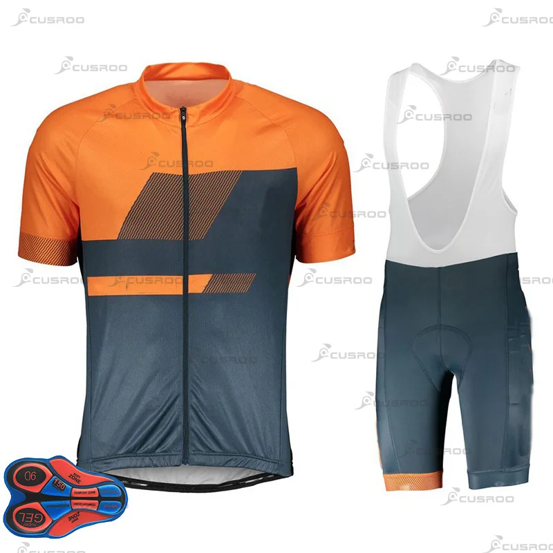 

2022 оранжевая велосипедная одежда, велосипедный комплект из джерси и шорт, одежда для велоспорта, Джерси с короткими рукавами, одежда для вел...