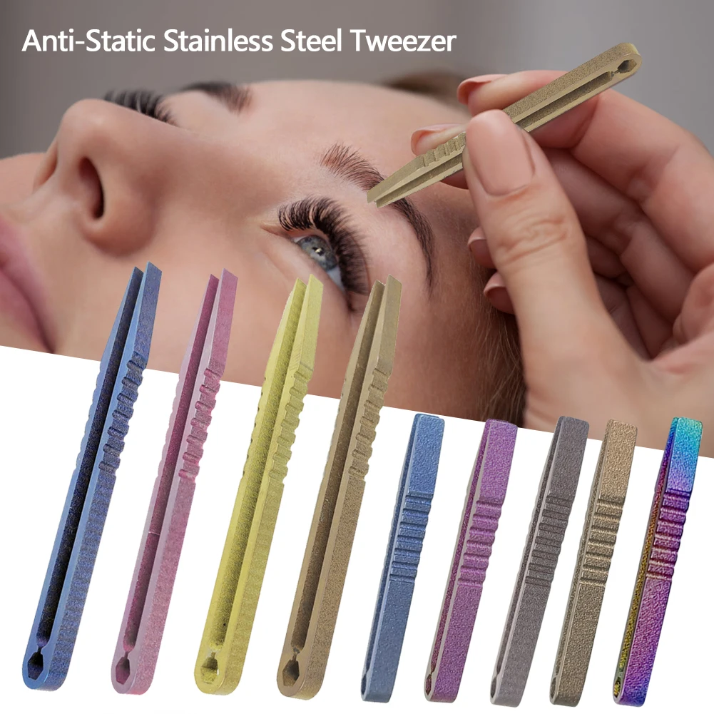 

EDC Outdoor Rescue Emergent Tool Anti-Static Titanium Tweezer Clamp Pick Clip Grip Grab Splinter Hair Remove Tweeze Kits