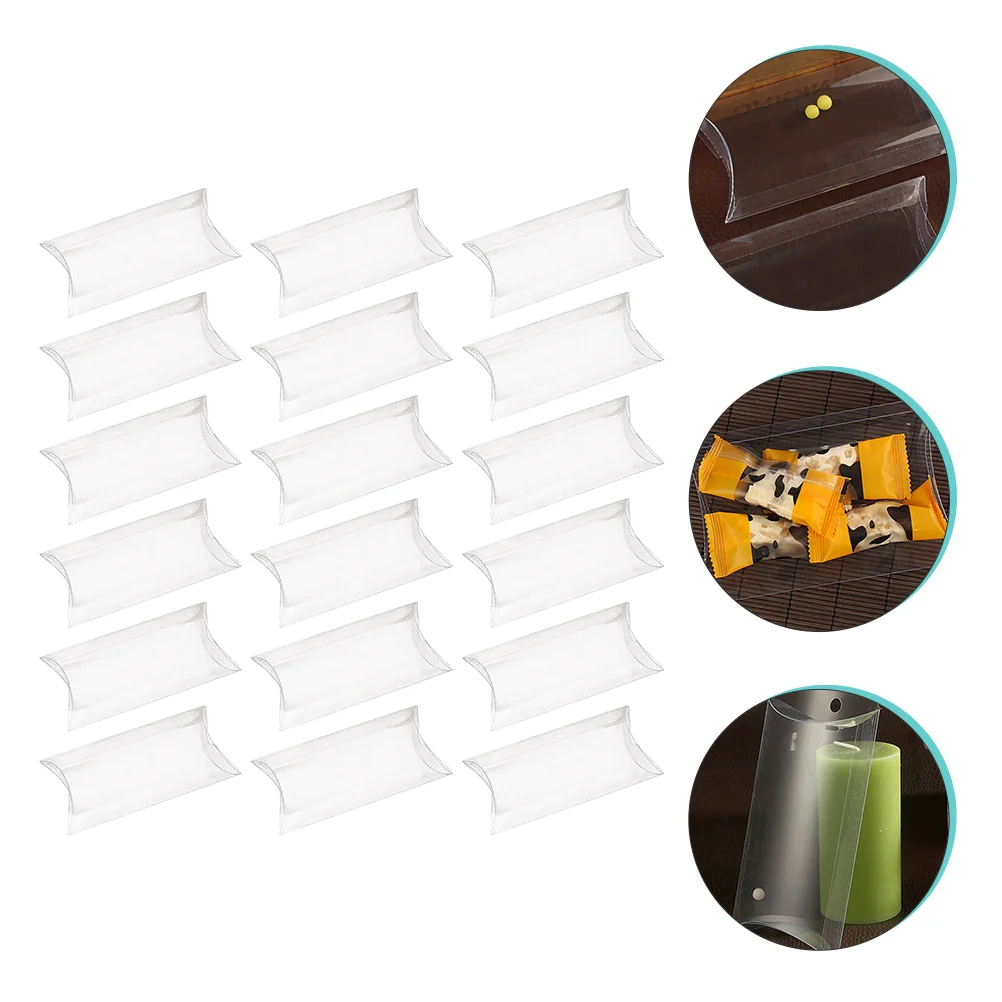 

Box Clear Pillow Boxes Candy Gift Favortreattransparent Packaging Wrap Wedding Shower Party Baby Bridal Jewelry Shape Packing