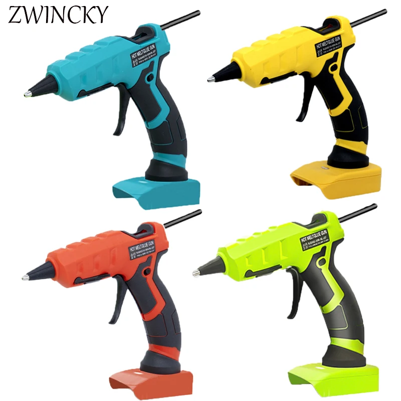 Hot Melt Glue Gun For Makita/DEWALT/BlackDecker/Milwaukee/Bosch 18V Lithium Battery Electric Repair Tool 30pc 7mm Glue Sticks