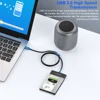 Onelesy USB 3.0 إلى SATA محول التوصيل والتشغيل لمحول 2.5 بوصة HDD / SSD SATA محول UASP عالي السرعة لنقل البيانات SATA إلى USB 3