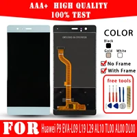 lcd for huawei p9 display premium quality touch screen replacement parts eva l09 eva l19 eva l29 mobile phones repair free tools