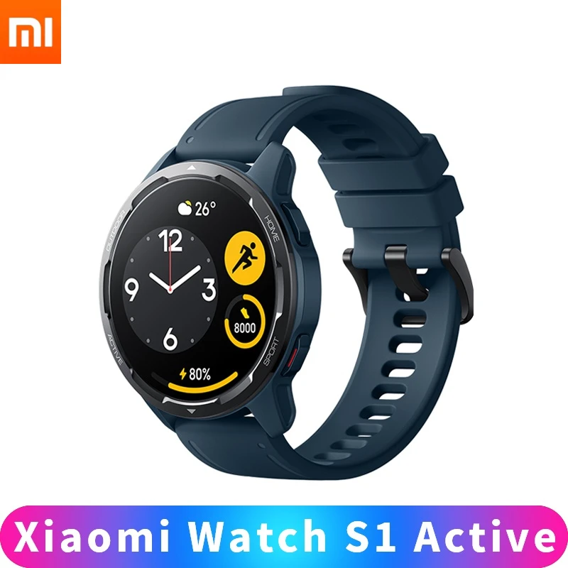 

Watch S1 Active Global Version Smart Watch GPS Blood Oxygen 1.43 AMOLED Display Bluetooth 5.2 Phone Mi CE