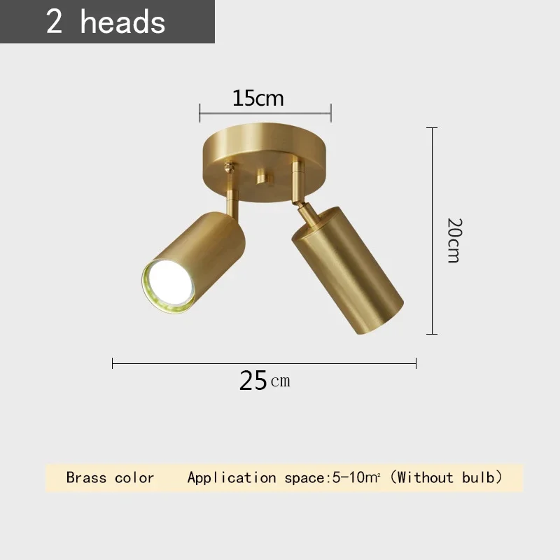

Потолочный светильник Oboerthurck, железное золото, 2/3/4 головки