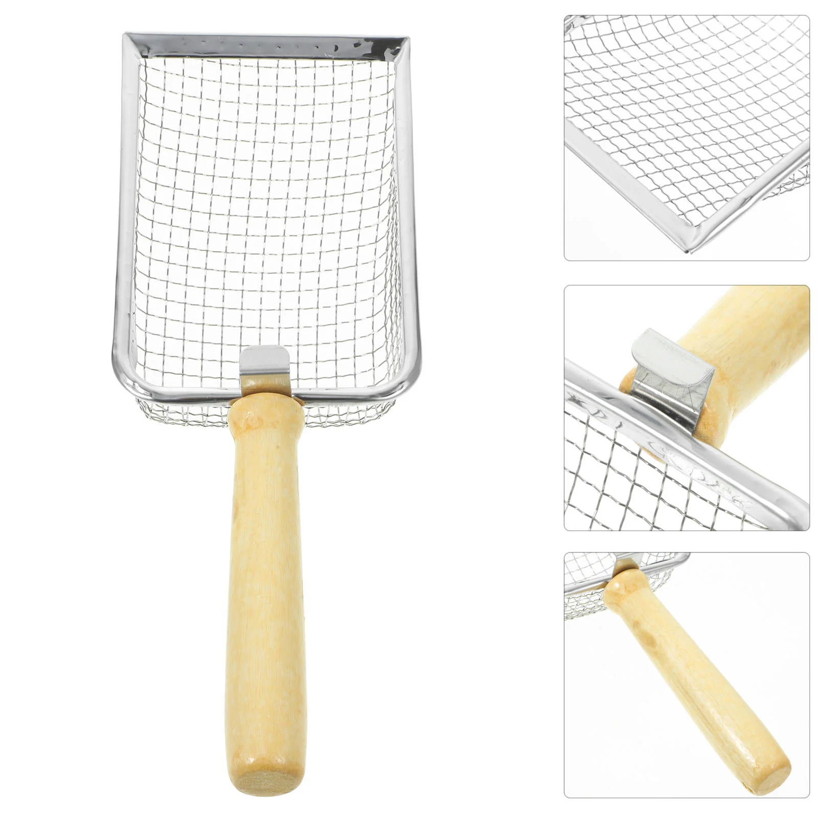 Совок для кошачьего туалета из нержавеющей стали и просеивающий совок песка