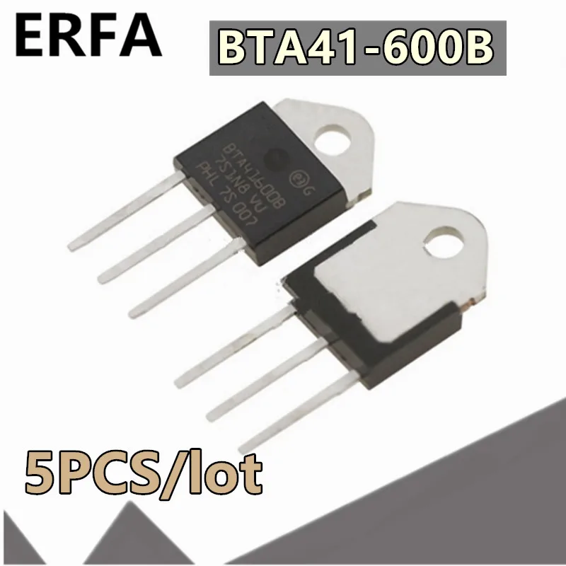 5pcs BTA41 BTA41-600B TRIACS |