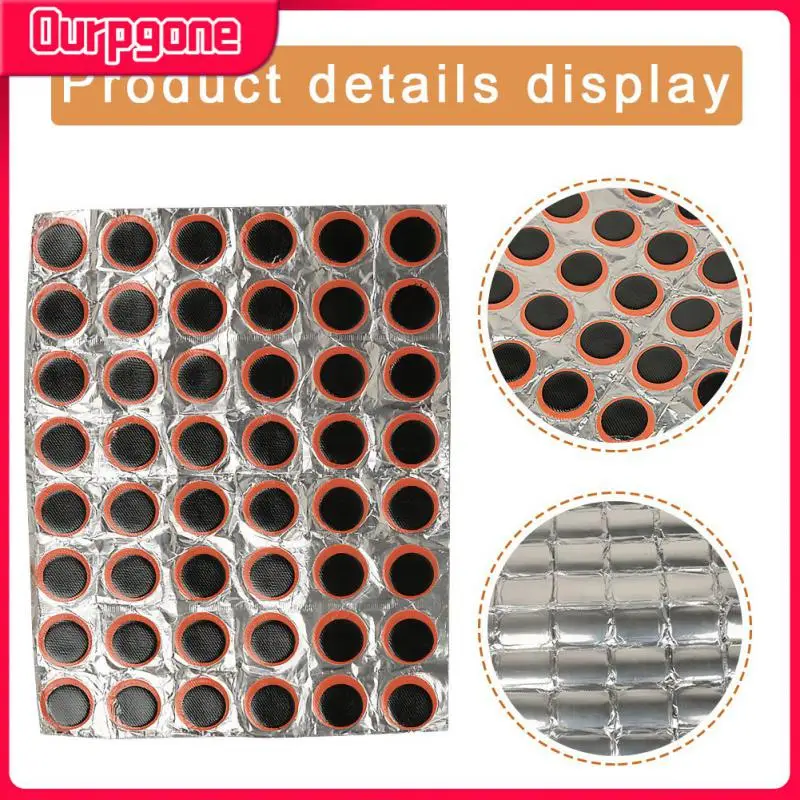 

Велосипедная круглая внутренняя труба, ремонт прокола велосипеда с красной кромкой, фотоинструмент для горных велосипедов, 48 шт.