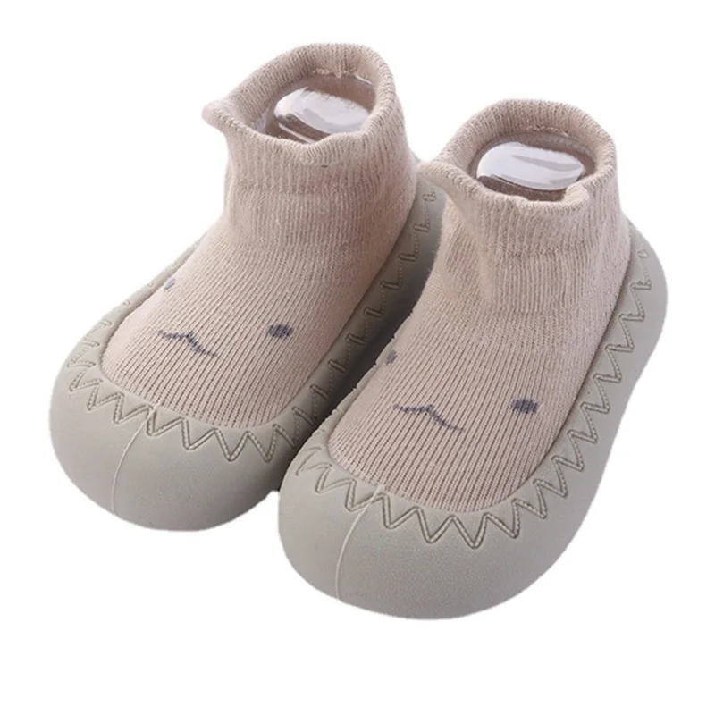 

Kruleepo для маленьких девочек и мальчиков хлопковые пинетки Обувь для новорожденных мамы детей малышей домашние напольные носки кроссовки на все сезоны теплые