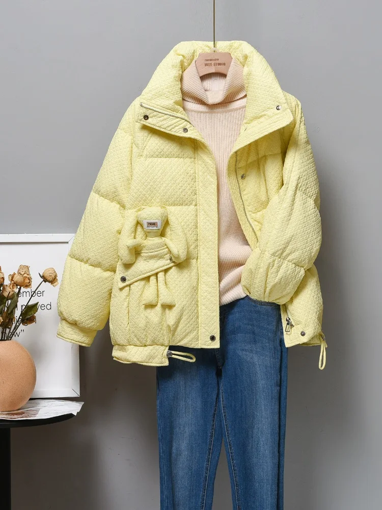 New Women  Down Jacket  Casual Style White Duck Down Jackets Autumn Winter Warm Coats And Parkas Female Outwear
