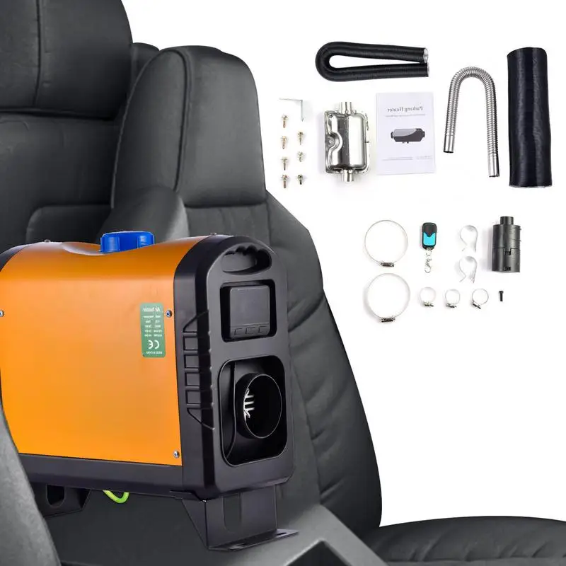 

Стояночный обогреватель 12/24 в, 5 кВт, все в одном, дизельный Обогреватель, воздушный дизельный Обогреватель с дистанционным управлением, ЖК-переключатель, воздушный фильтр, глушитель