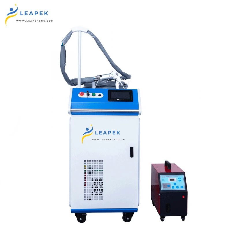 Hot sale 2000W fast speed 5 in 1 fiber laser welding cleaning cutting machine with small body can move easily
