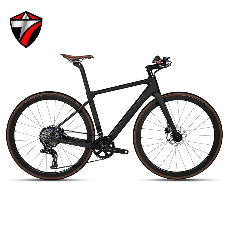 2025 New TWITTERT STEALTHpro Flat Handlebar Carbon Road RS-12Speed Inner Cable Pure Oil Disc велосипед 700*40C bicycle bicicleta