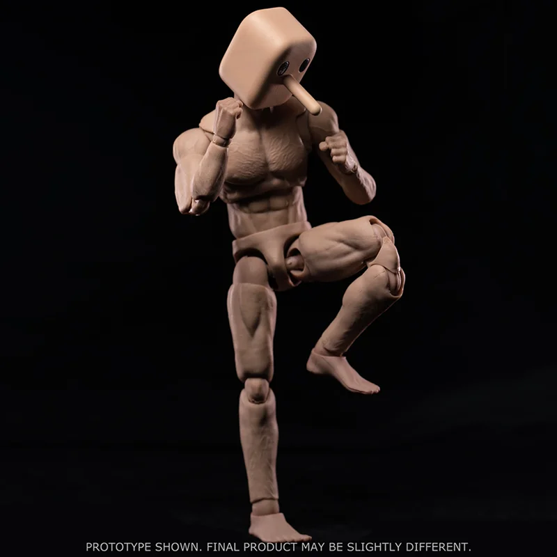 Notatoys nt-01 nt-02 nt-02w 1/12 Подвижное тело Notaman с квадратной головкой Модель куклы для