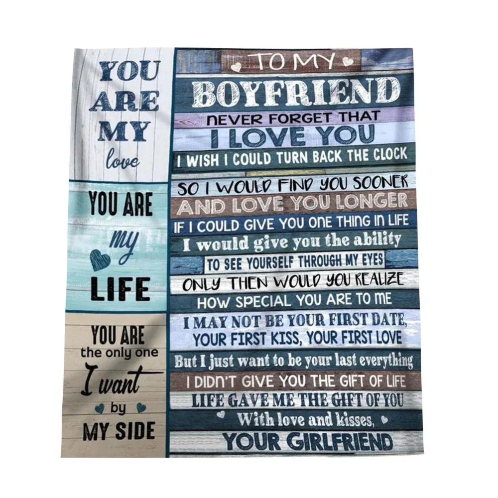 

Двустороннее фланелевое одеяло Homejoy с почтовым ящиком