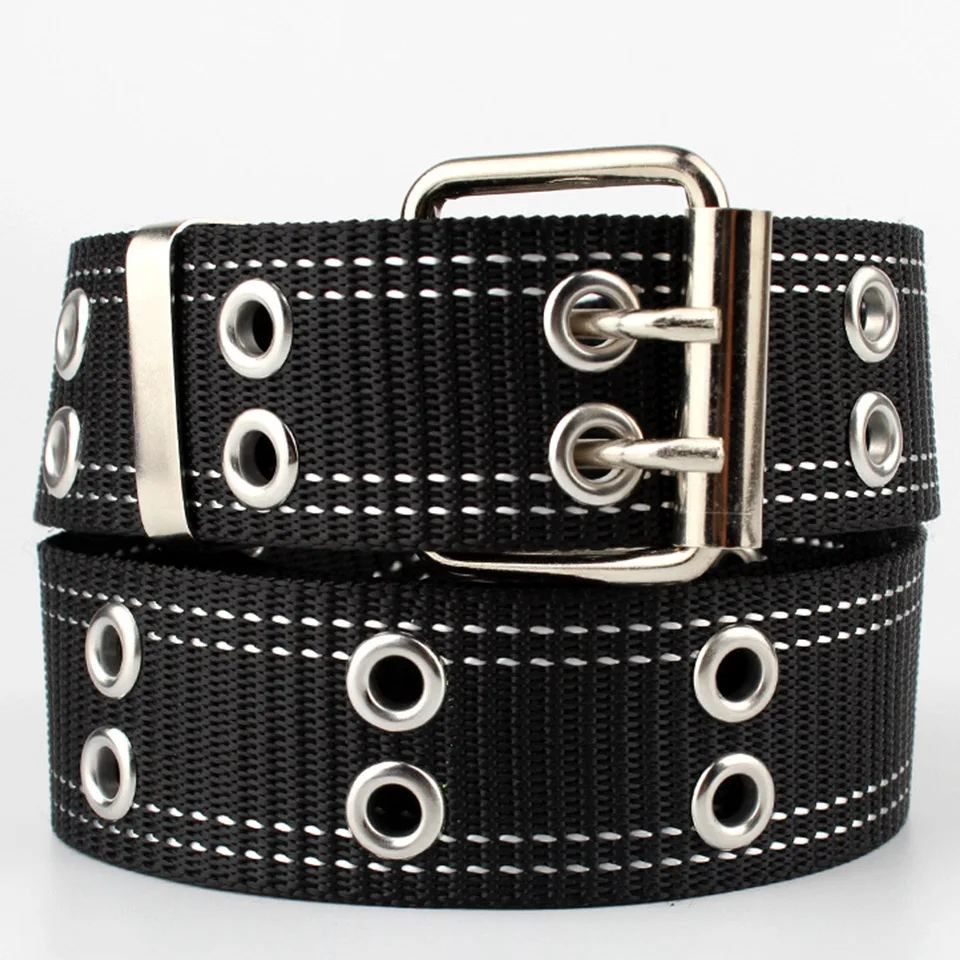 Fashion Design Woven Pin Buckle Belt Casual Men And Women Belt High Quality Widened Multi-Purpose Y2K Belt Lightweight A3239