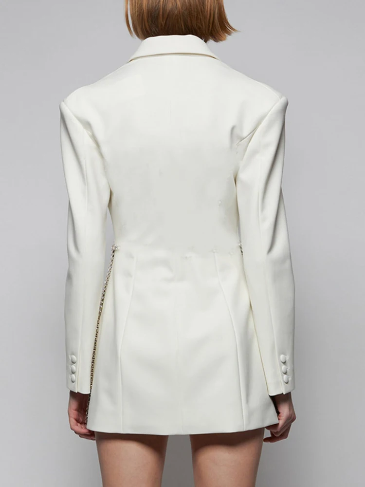 Aynaray 20224 осенне-зимний женский офисный пиджак с длинным рукавом однотонный черный