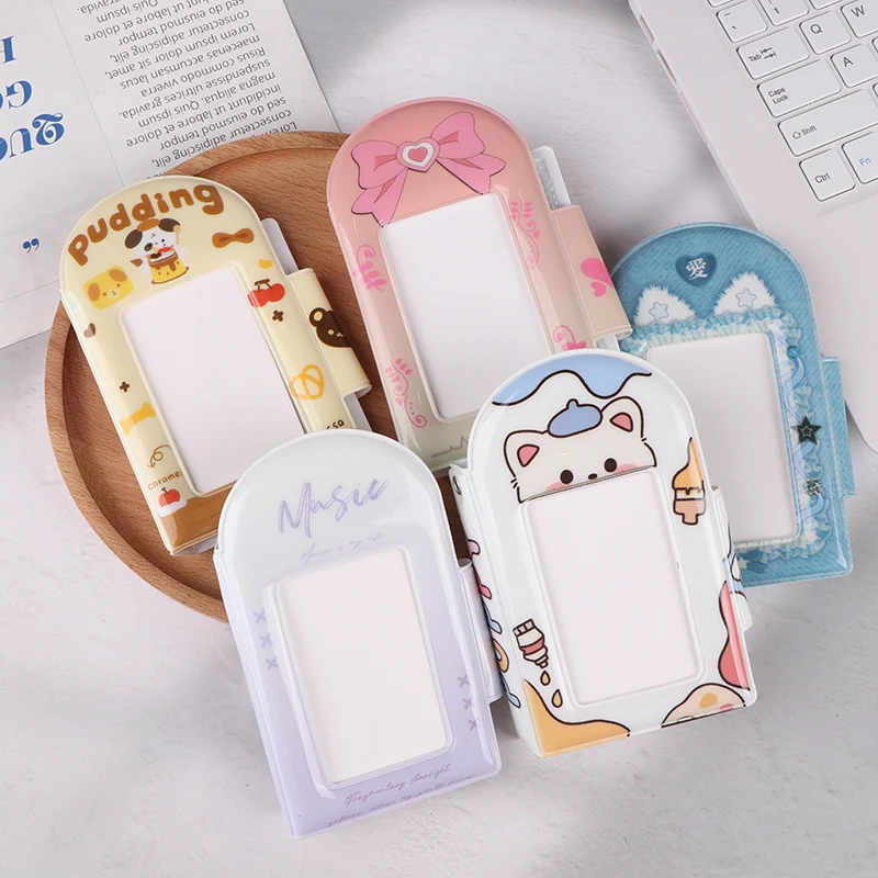 Милый фотоальбом Y2K 3-дюймовый держатель для фотокарт Idol коллекционные карты Idols