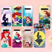 mermaid disney princess for lg k92 k22 k71 k61 k51s k41s k50s q60 v60 v50 s v40 v30 g8 x g8s thinq transparent phone case