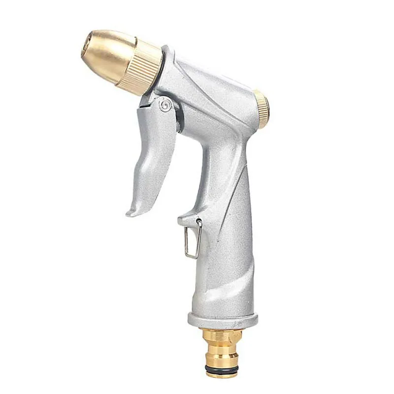 

High Pressure Water Gun Garden Hose Spray Gun Metal Water Pressure Gun Car Wash Flower Watering Tool Portable Gardening Tools