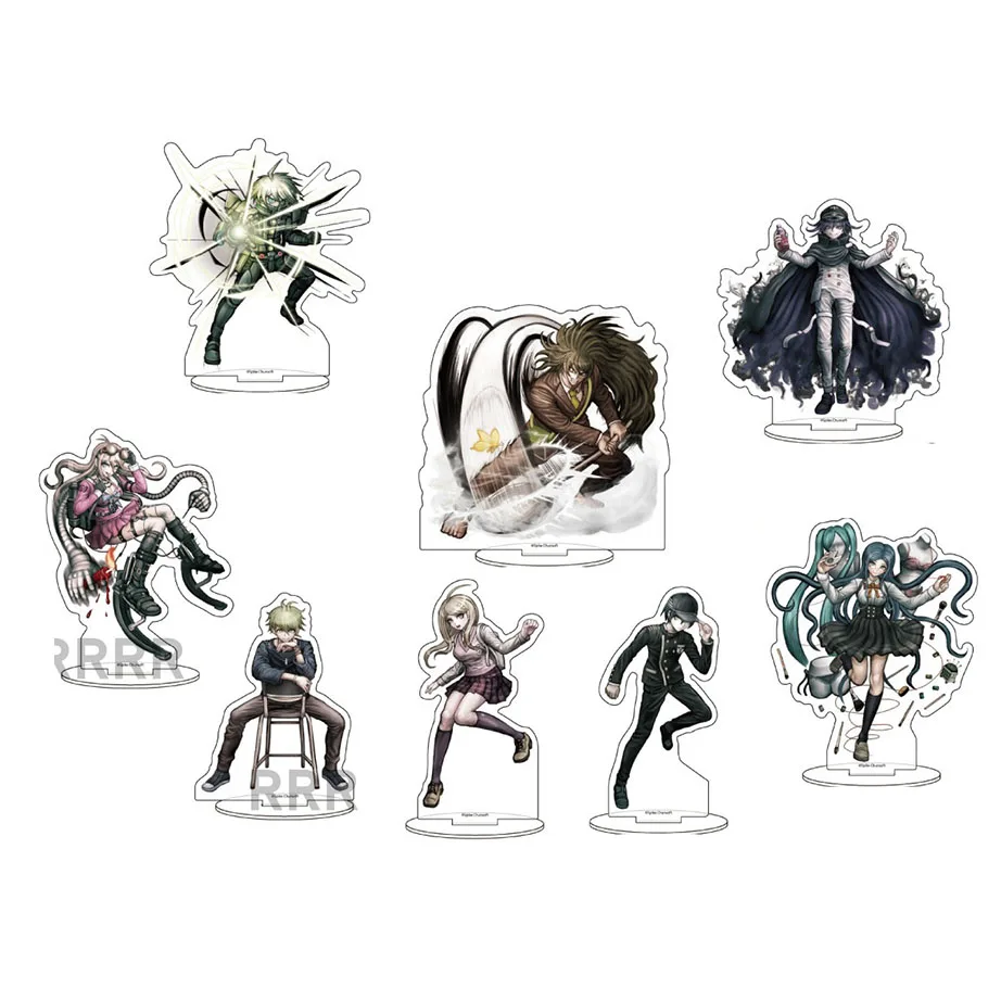 

Rantaro Amami Miu Iruma Anime Figure Acrylic Models Danganronpa: Trigger Happy Havoc Anime Acrylic Stand Models Kokichi Oma New