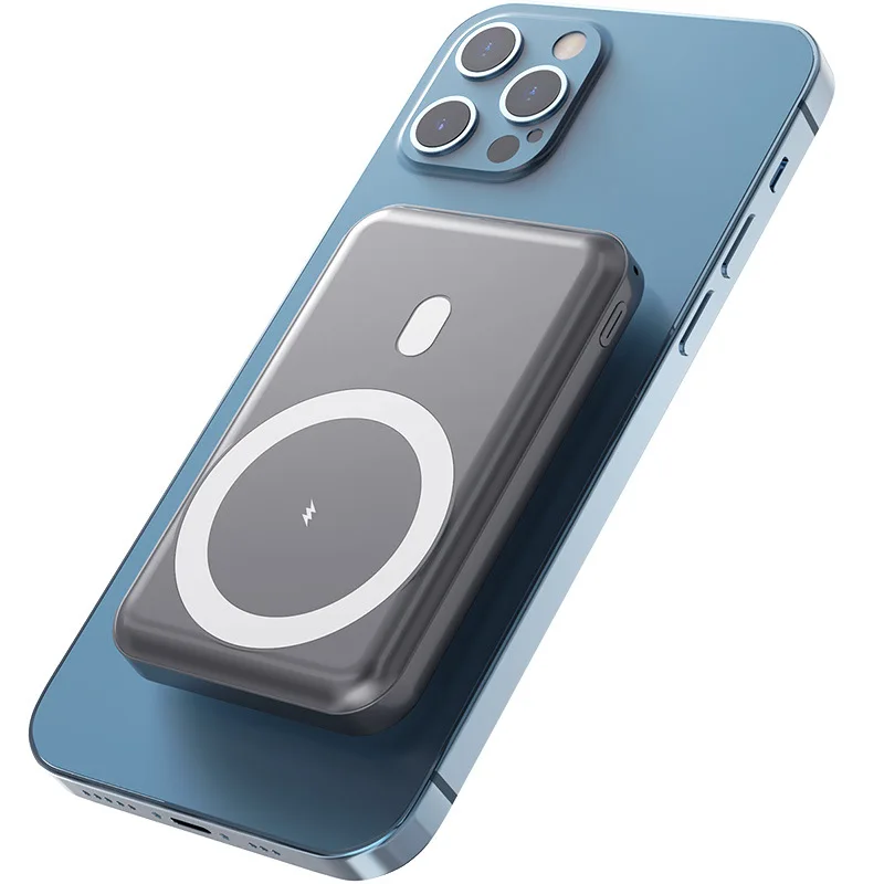 

Магнитное всасывание зарядное устройство большой емкости вспышка Быстрая зарядка ультратонкий портативный источник питания