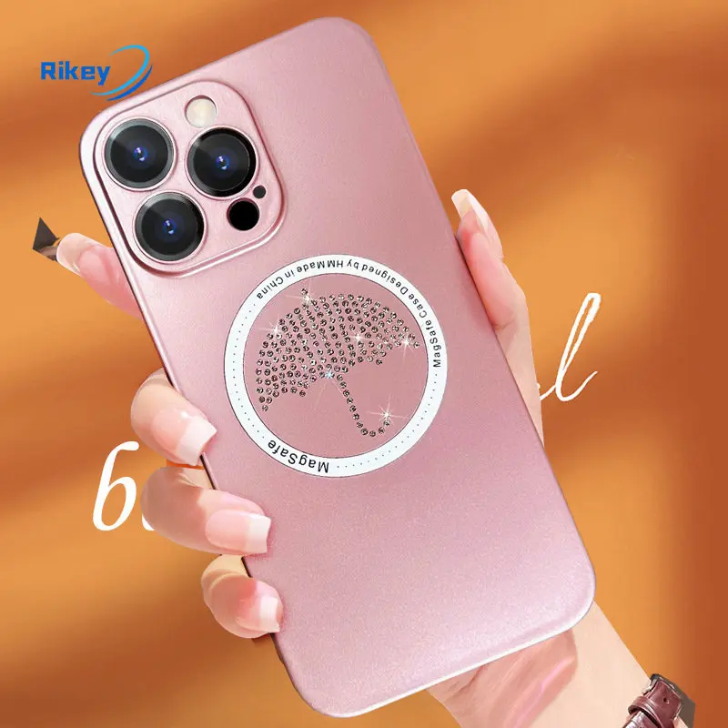 

Rikey For iPhone13 Case 12 New Rhinestone Apple 14promax Case iphone 11 pro max case fasion luxury carton iphone x case