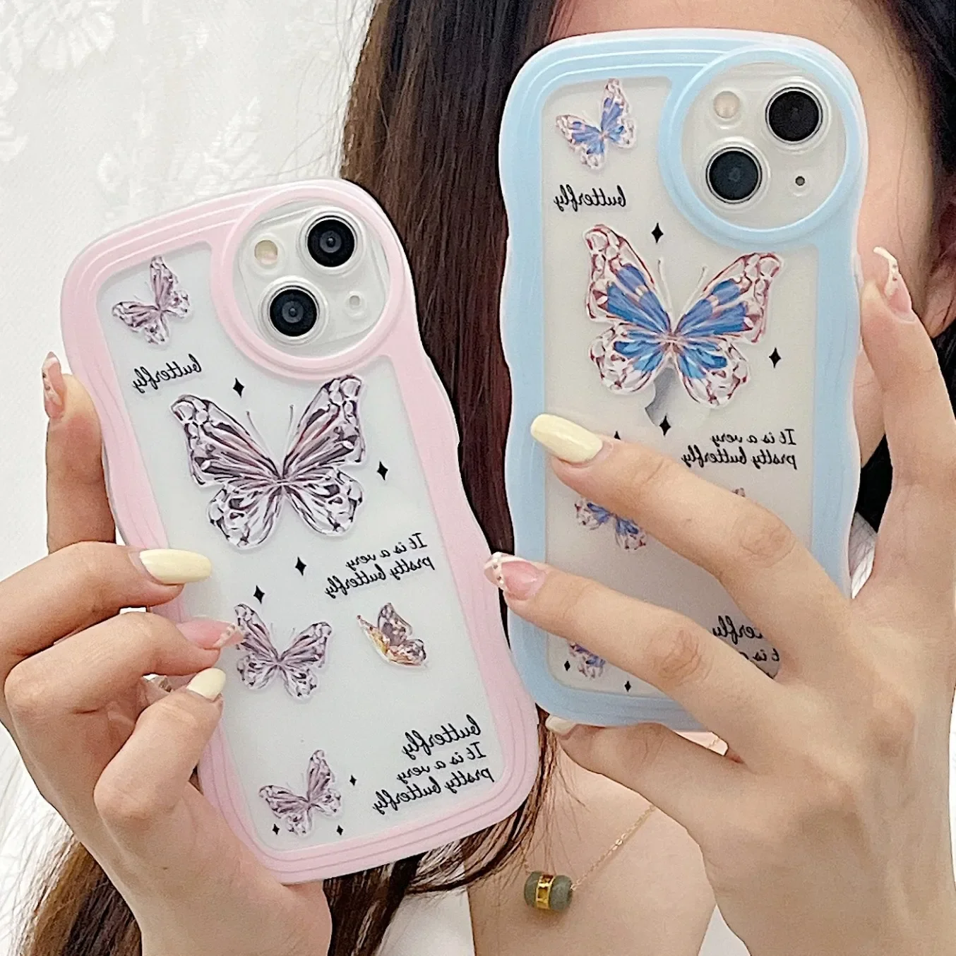 

Case for Samsung A24 A14 A34 A33 A32 A22 A13 A12 A05 A05S A04 A03S A03 A23 A31 A20 A30 A10S A11 A21S A20S Funda Cute Butterfly