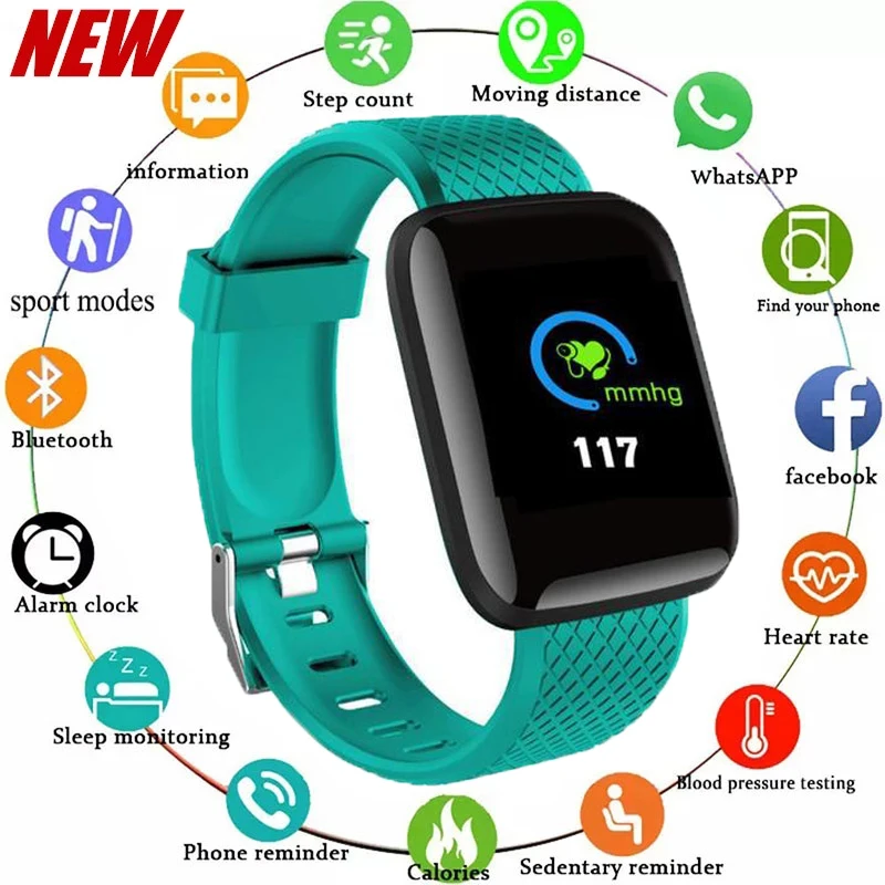 Новинка 116 Plus умный Браслет спортивный браслет цветной экран Спортивный Шагомер