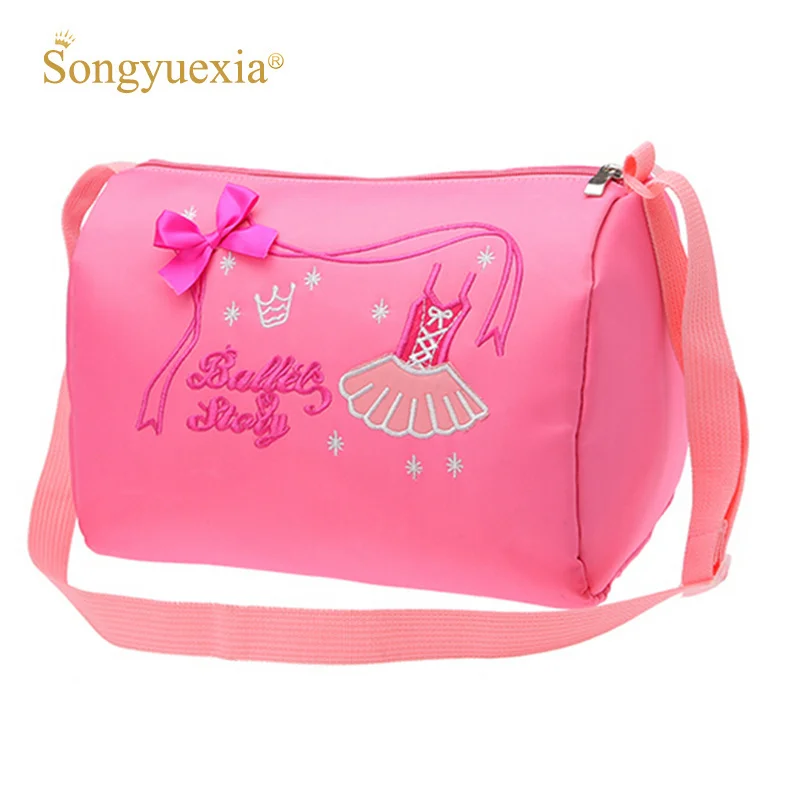 

2022 Pink Child Ballet Bag Kids Cavans Ballet Dance Bags Lovely Kids Women Crossbody Bag For Dance Ladies Girls Ballet Dance Bag