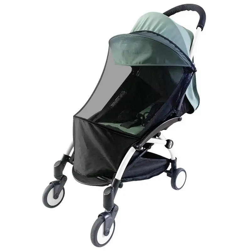 

Летающий чехол для коляски, дышащий сетчатый чехол с полным покрытием, сетчатый чехол на молнии, летняя сетчатая защита от летания для детских автомобильных сидений, детских кроватей