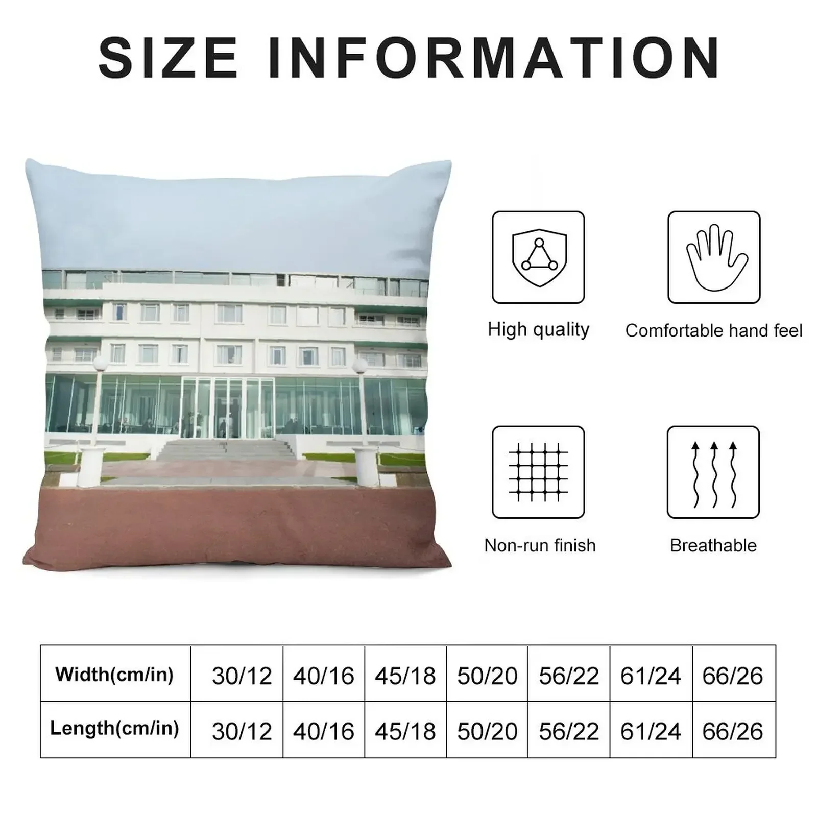 Midland Hotel Morecambe Декоративная подушка Чехлы для диванов Мраморная наволочка Подушка