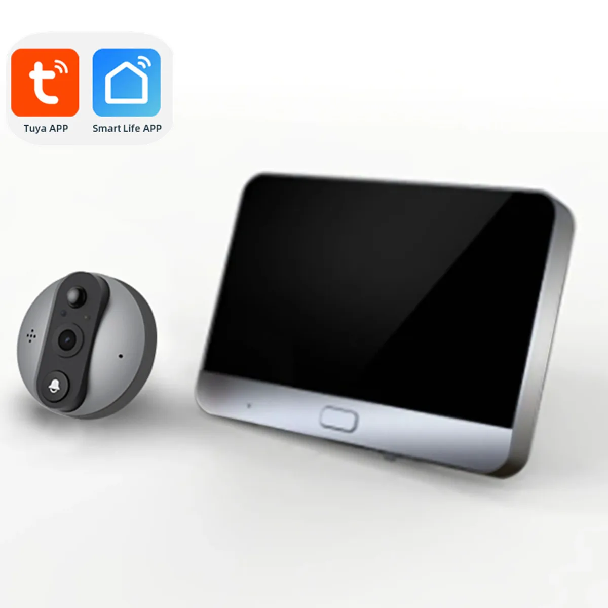 4,3 дюймовый IPS экран 2MP 1080P Tuya Smartlife WIFI IP дверной звонок Интерком видеодомофон визуальный домофон камера